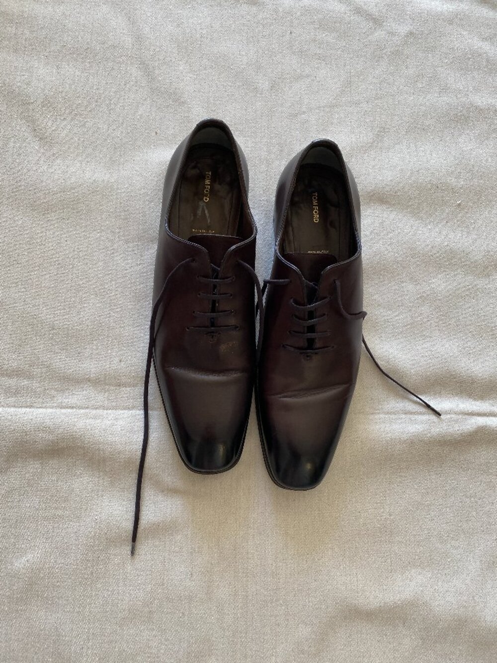 Tom Ford Brown Leather Lace Up Shoes Size 11
